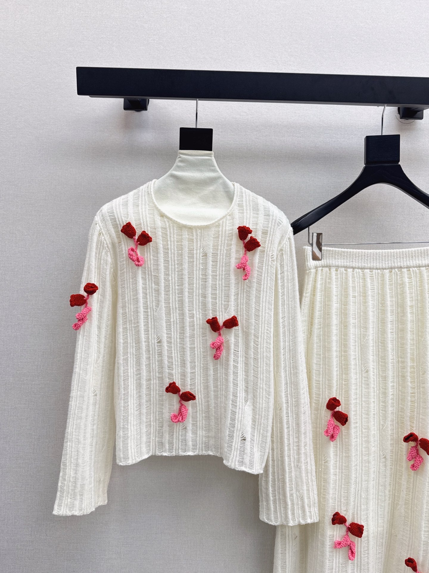 Chan NEW sweater + skirt set