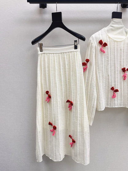 Chan NEW sweater + skirt set