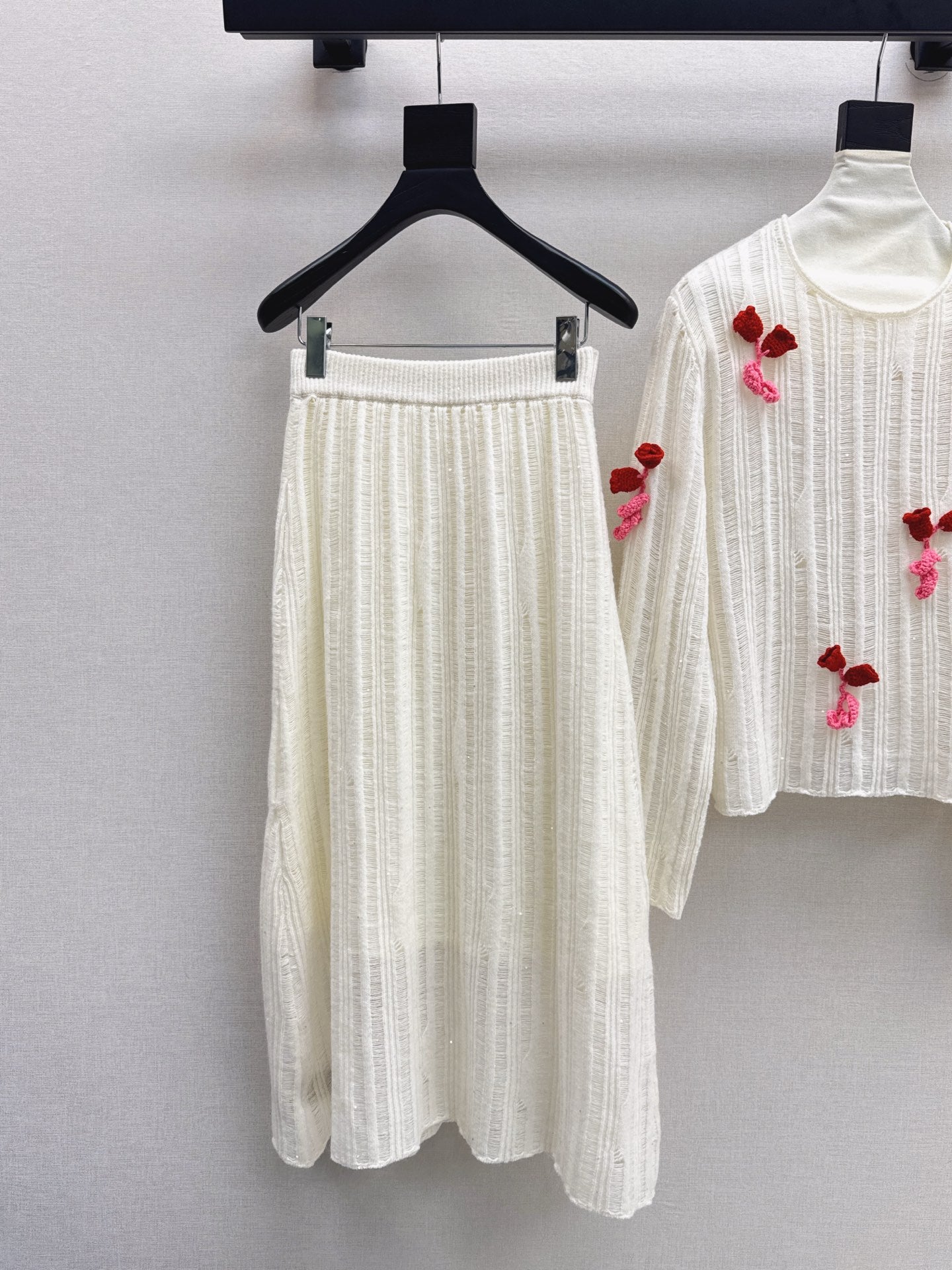 Chan NEW sweater + skirt set