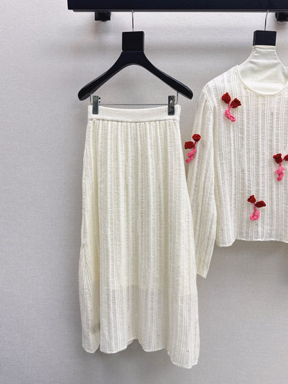 Chan NEW sweater + skirt set