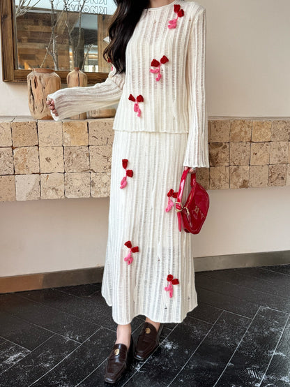 Chan NEW sweater + skirt set