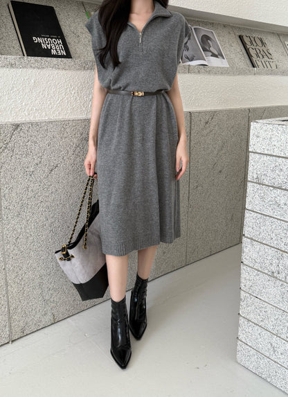 Herm NEW Wool sleeveless dress
