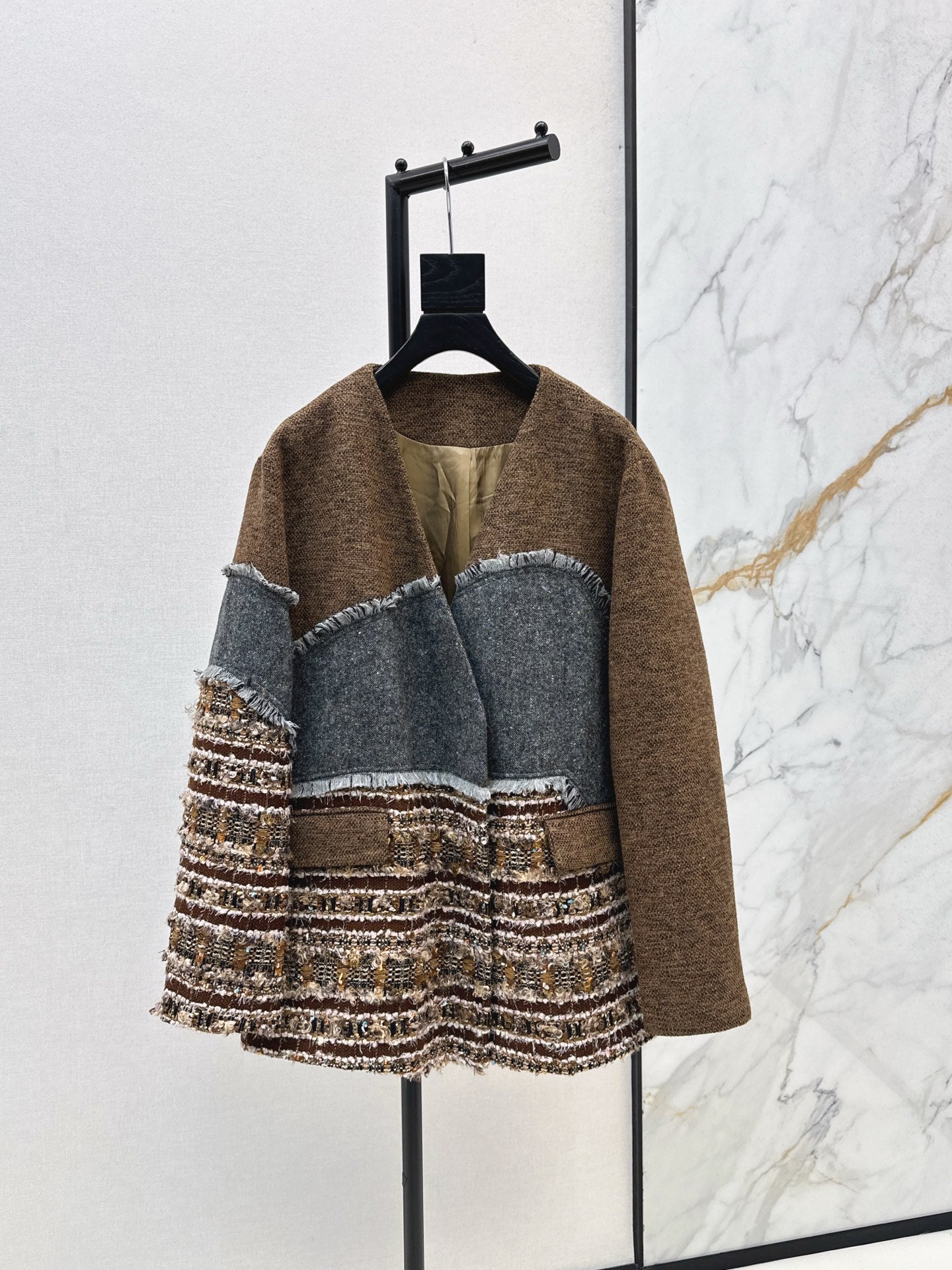 25Ss NEW woven blazer