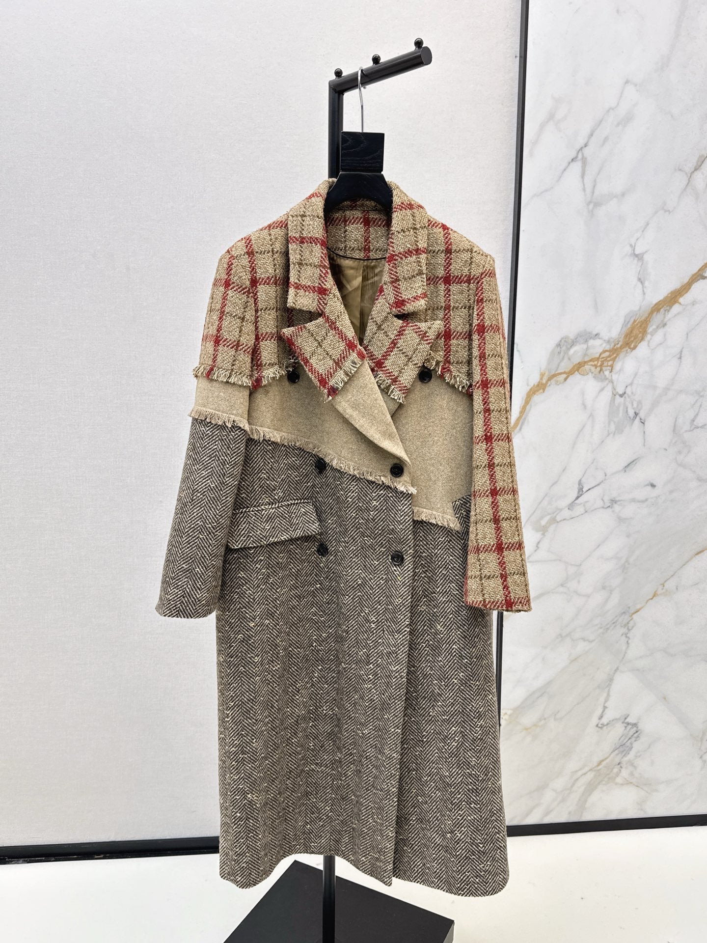 25Ss NEW color-block coat
