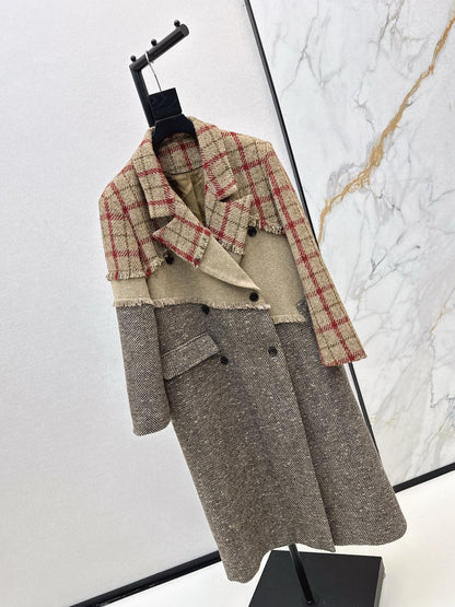 25Ss NEW color-block coat