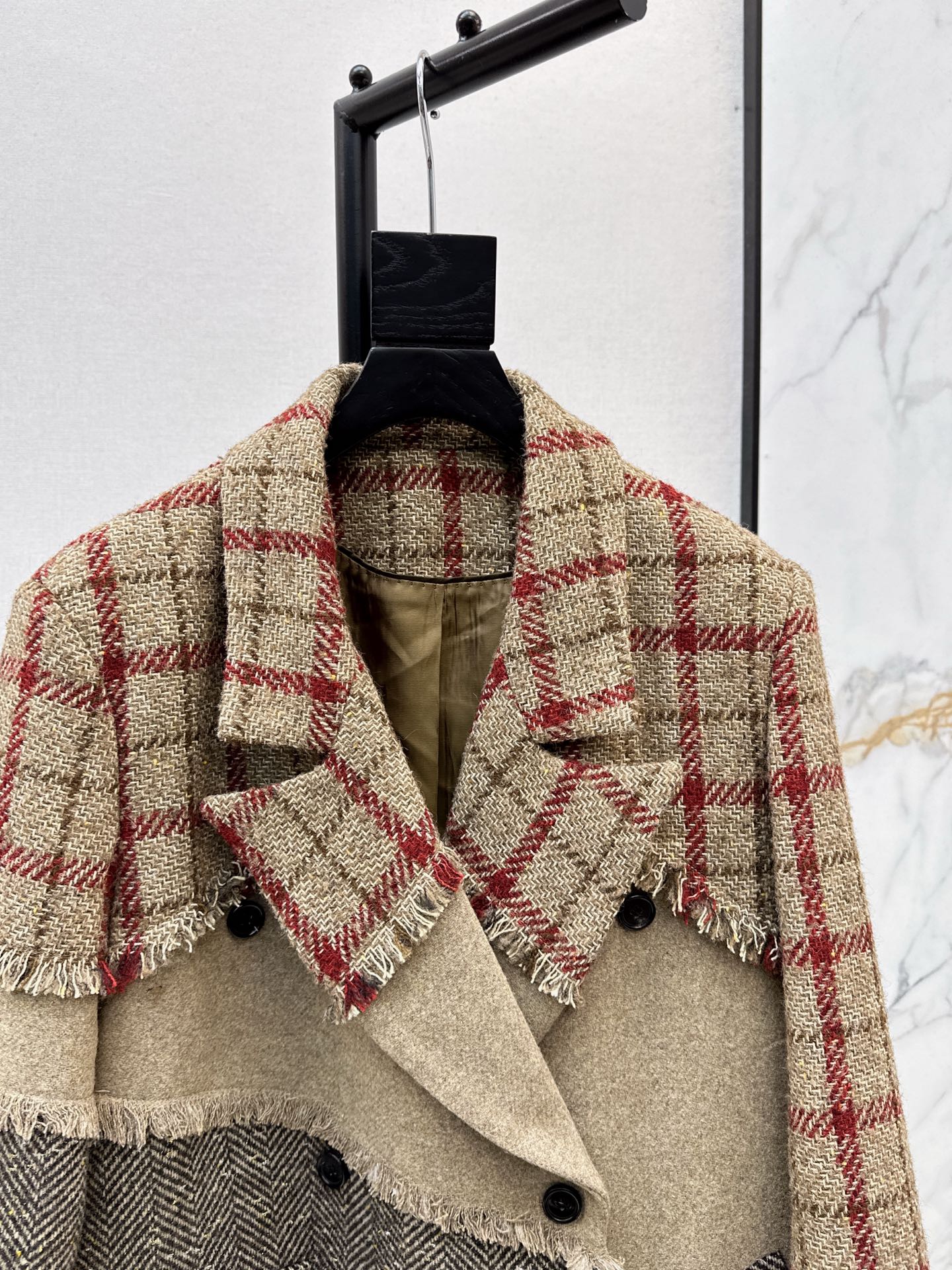 25Ss NEW color-block coat