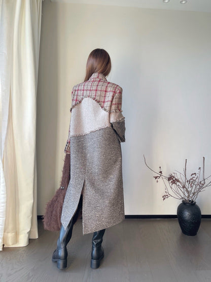 25Ss NEW color-block coat