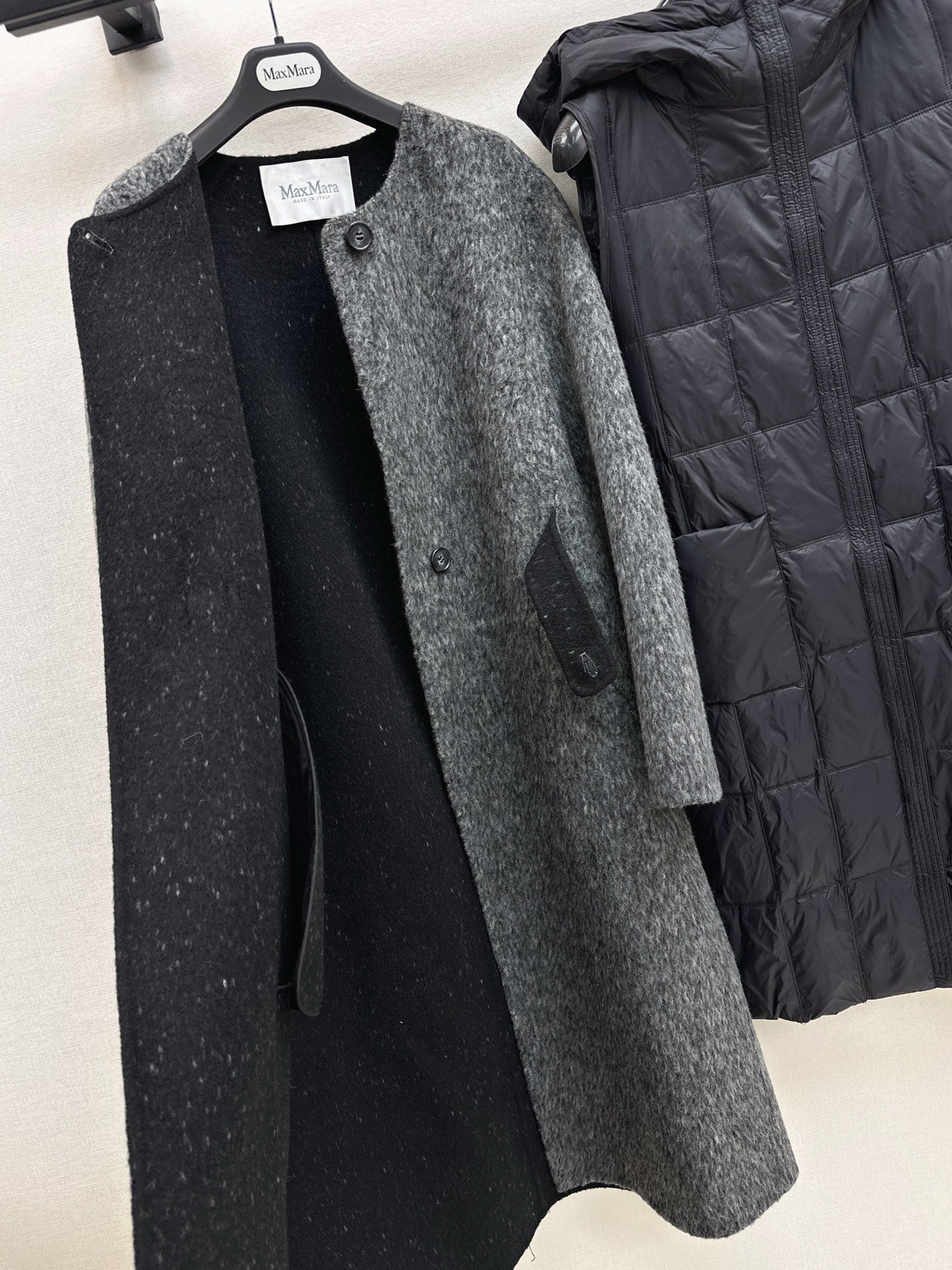Max NEW Down liner + cashmere coat