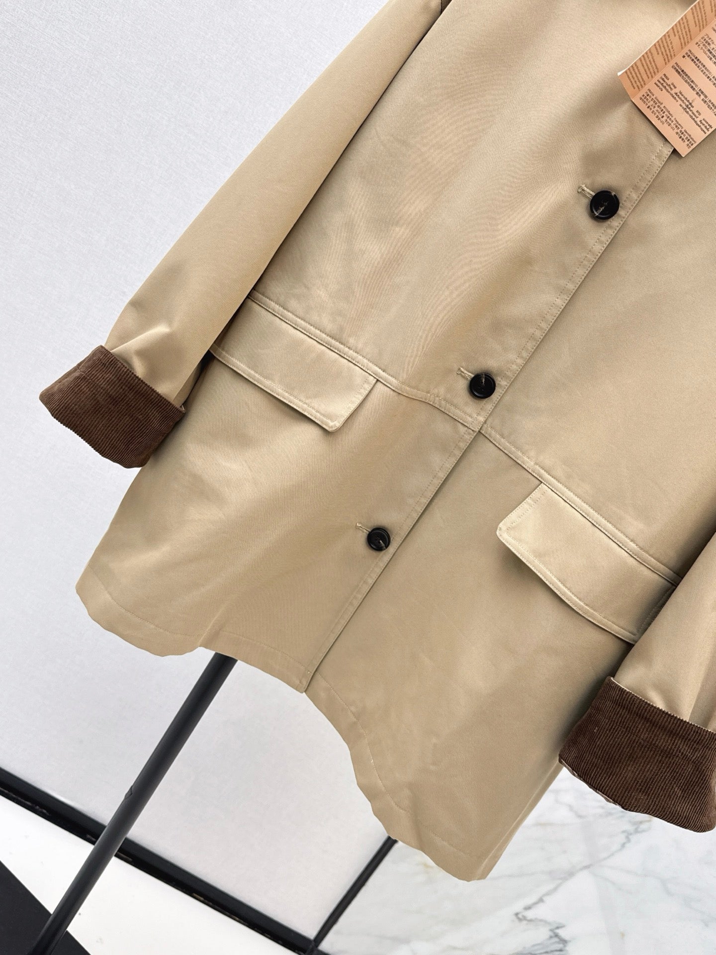 Miu NEW letter trench coat