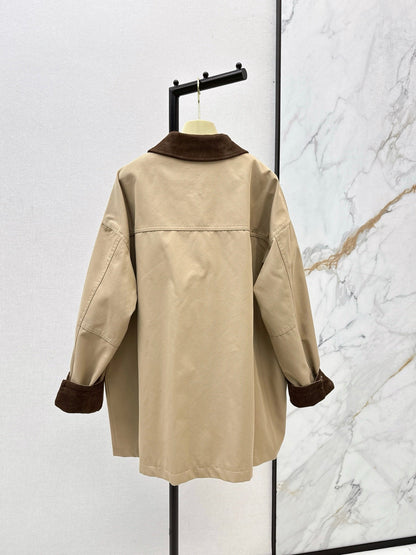 Miu NEW letter trench coat