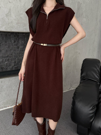 Herm NEW Wool sleeveless dress