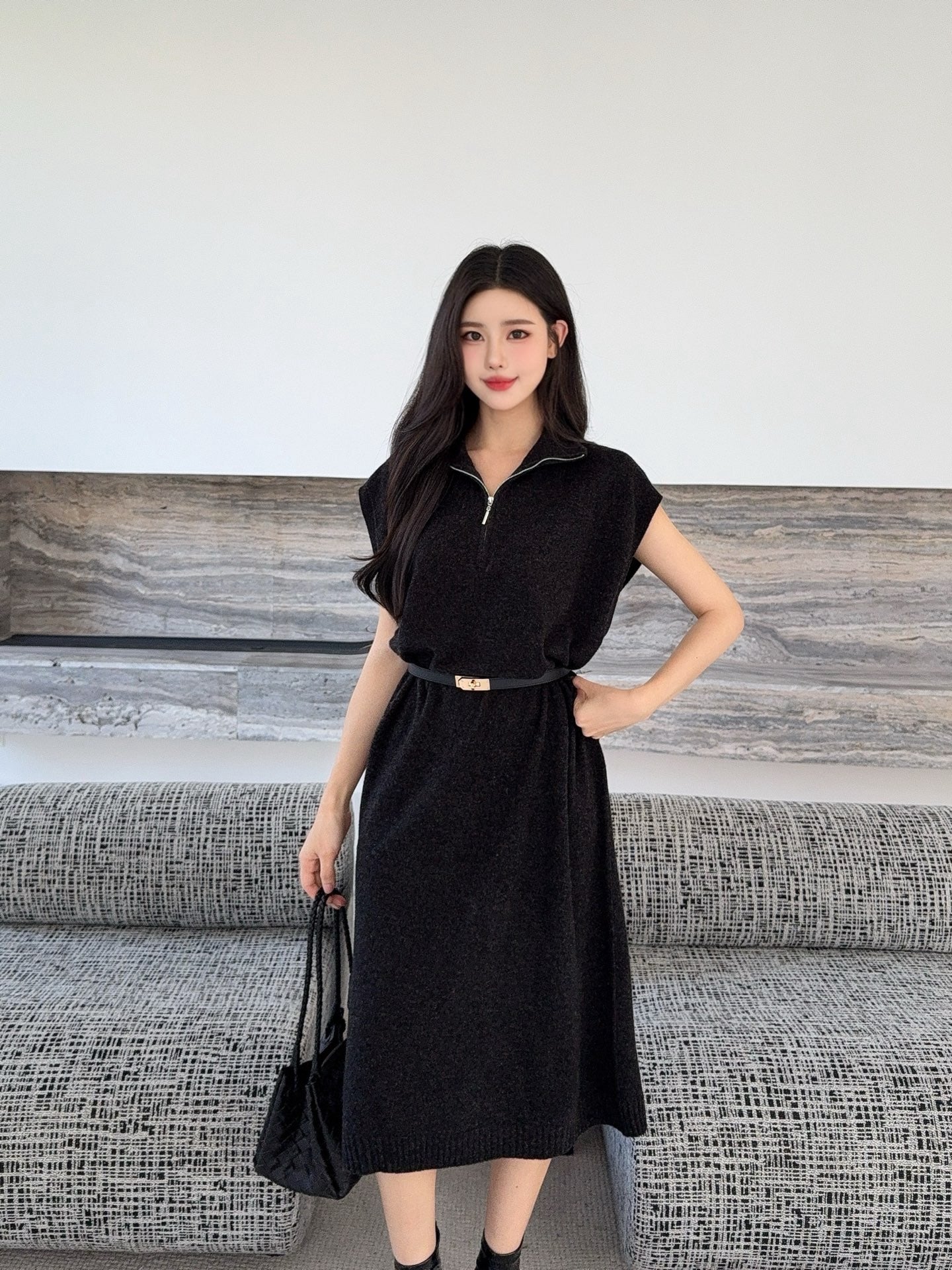 Herm NEW Wool sleeveless dress