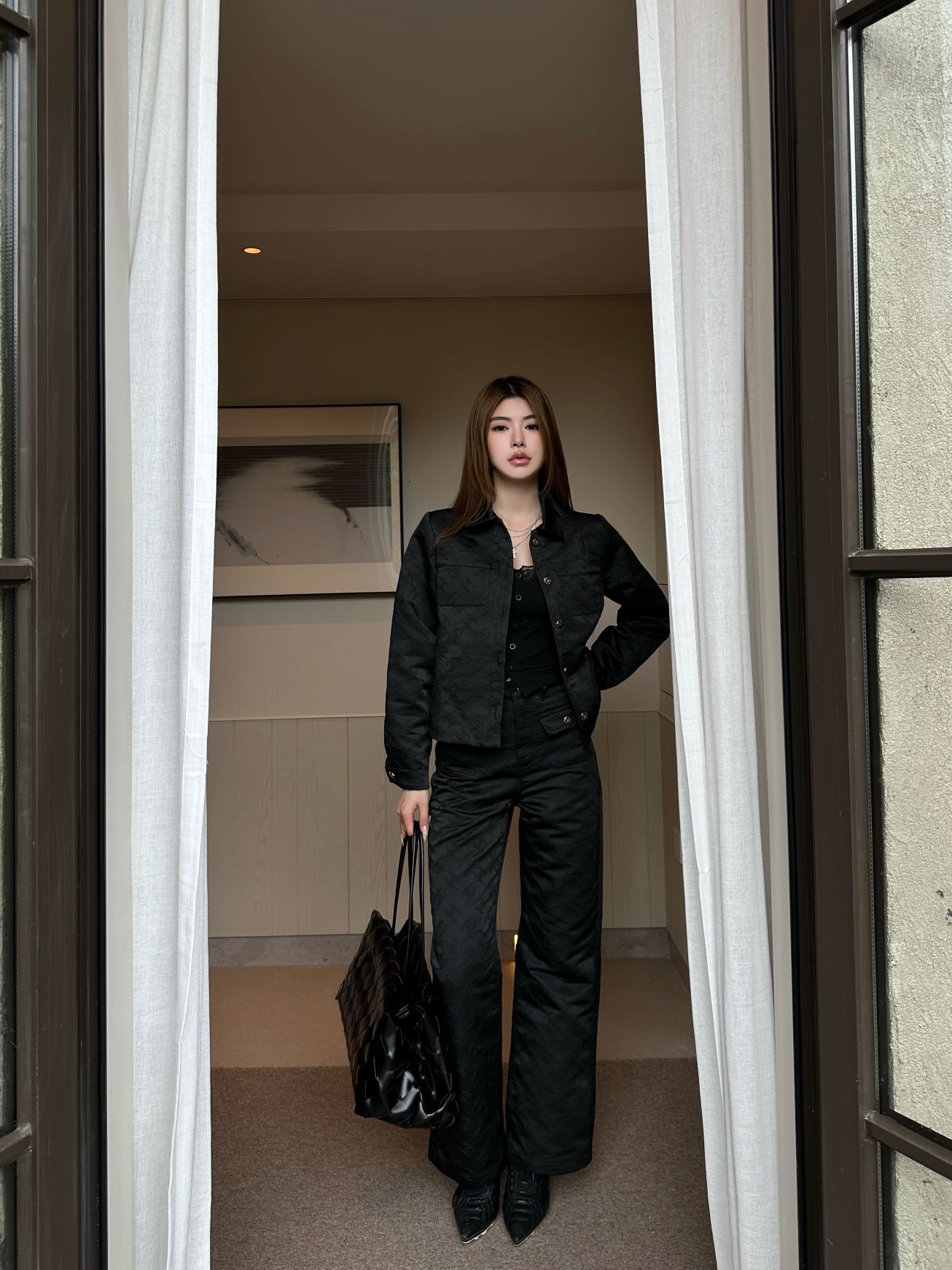 Chan NEW Jacquard pants