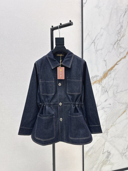 Loro NEW drawstring denim jacket