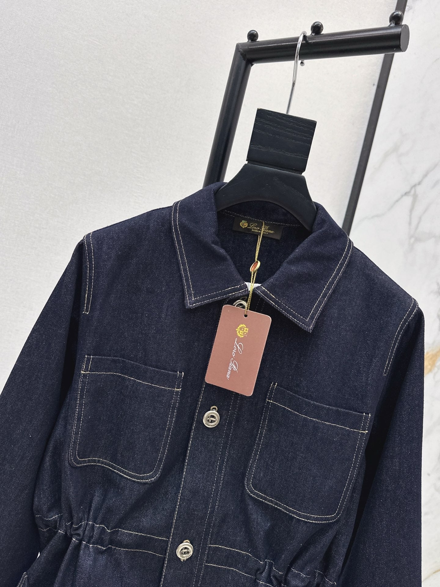 Loro NEW drawstring denim jacket