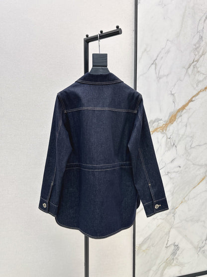 Loro NEW drawstring denim jacket