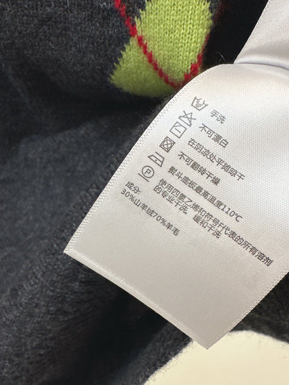 ER NEW Short-sleeved cashmere sweater