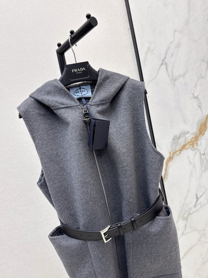 Pra NEW Hooded wool vest