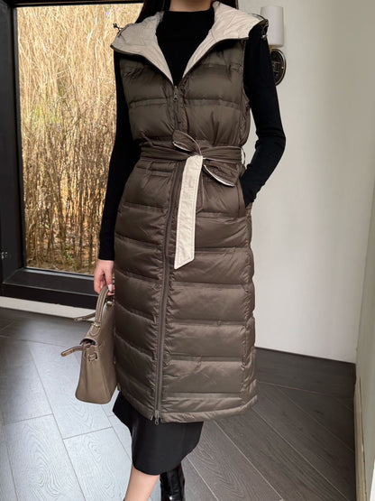 Max NEW Reversible hooded down vest