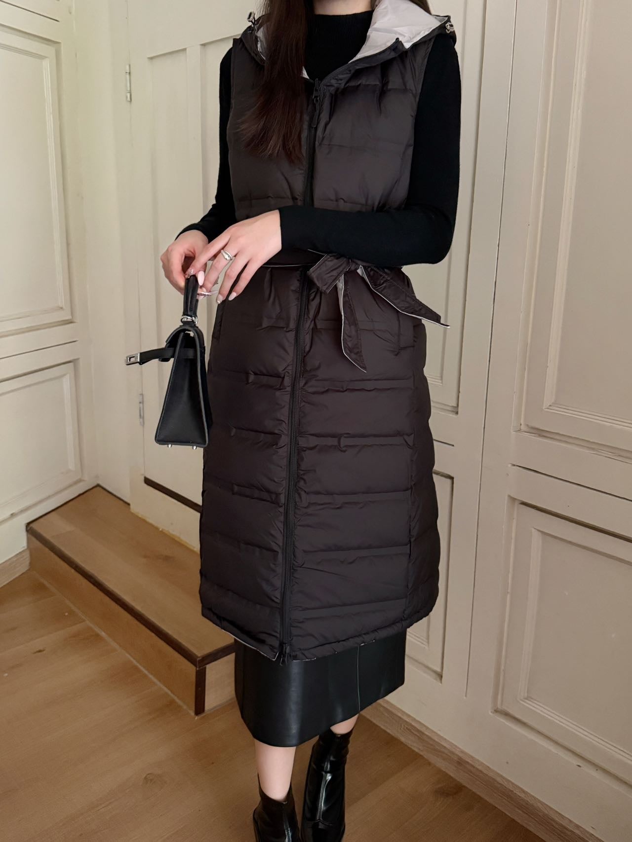 Max NEW Reversible hooded down vest