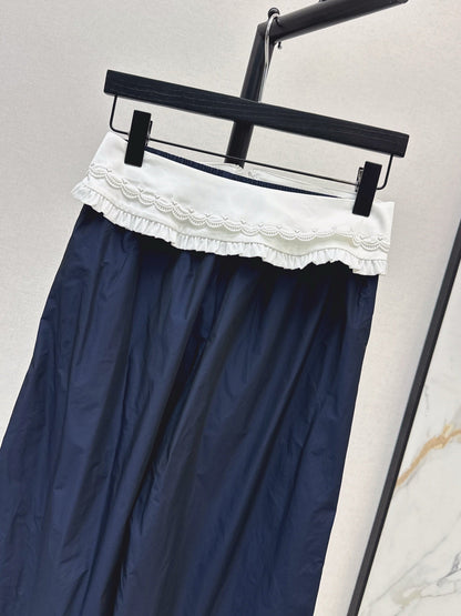 25Ss NEW Ruffled pants