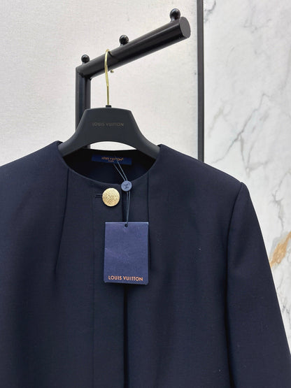 Louis NEW Leather buckle jacket