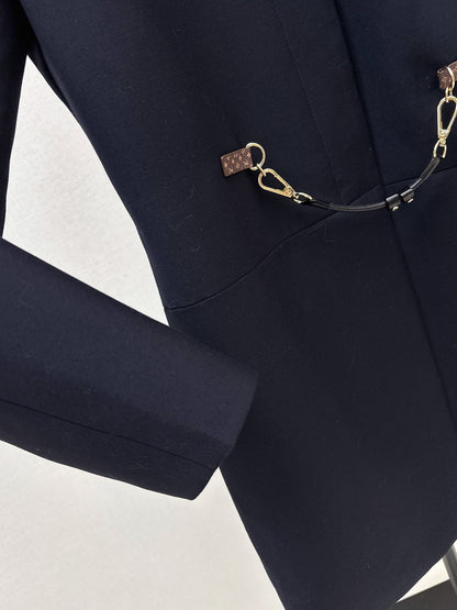 Louis NEW Leather buckle jacket