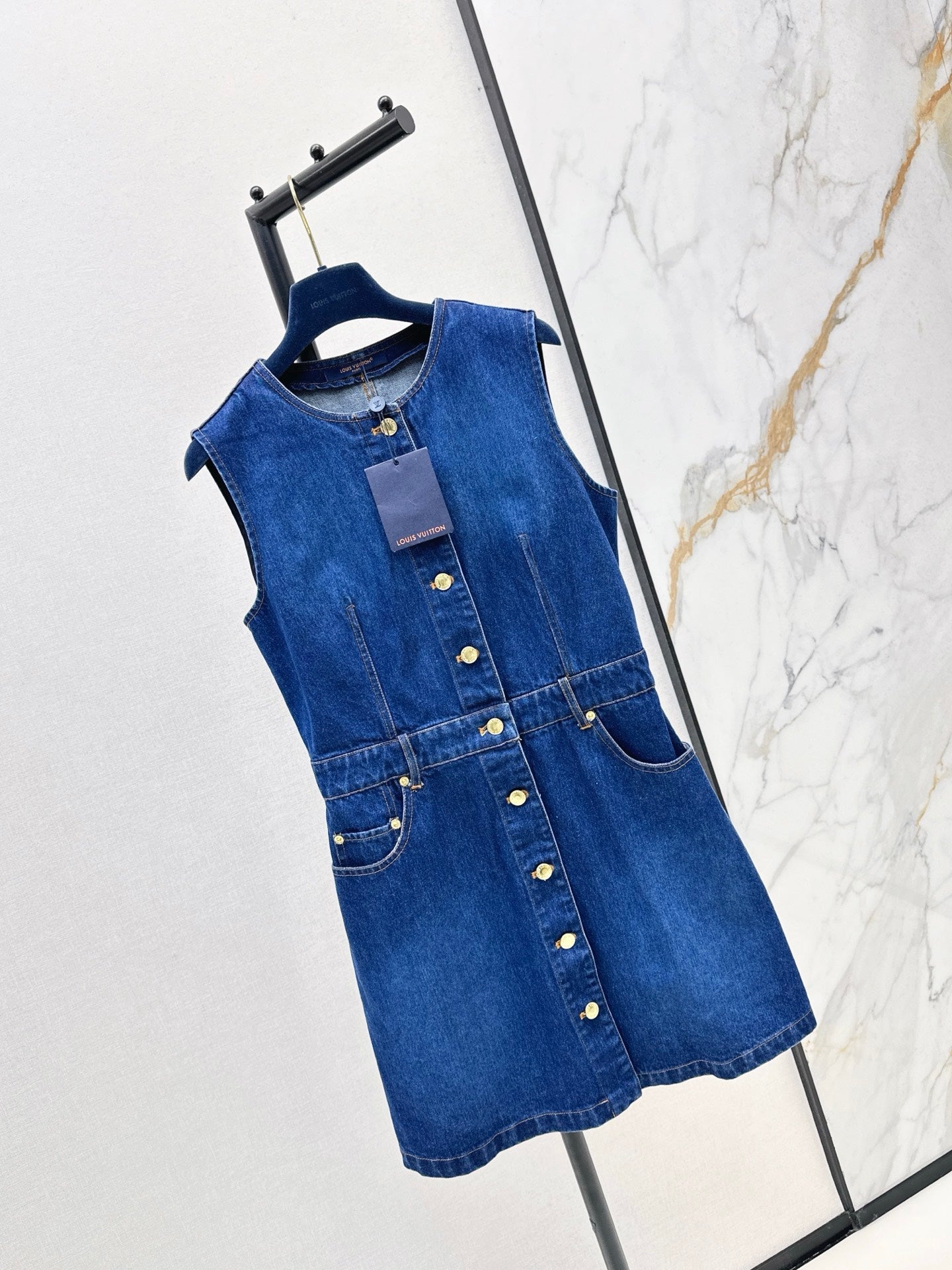 Louis NEW Sleeveless denim dress