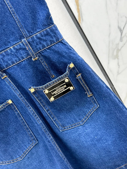 Louis NEW Sleeveless denim dress