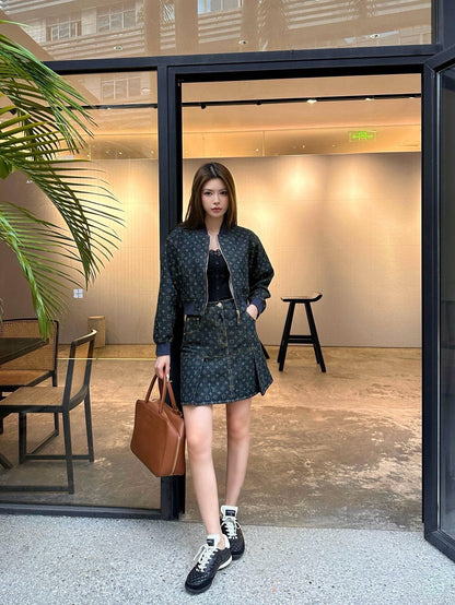 Louis NEW Printed denim jacket