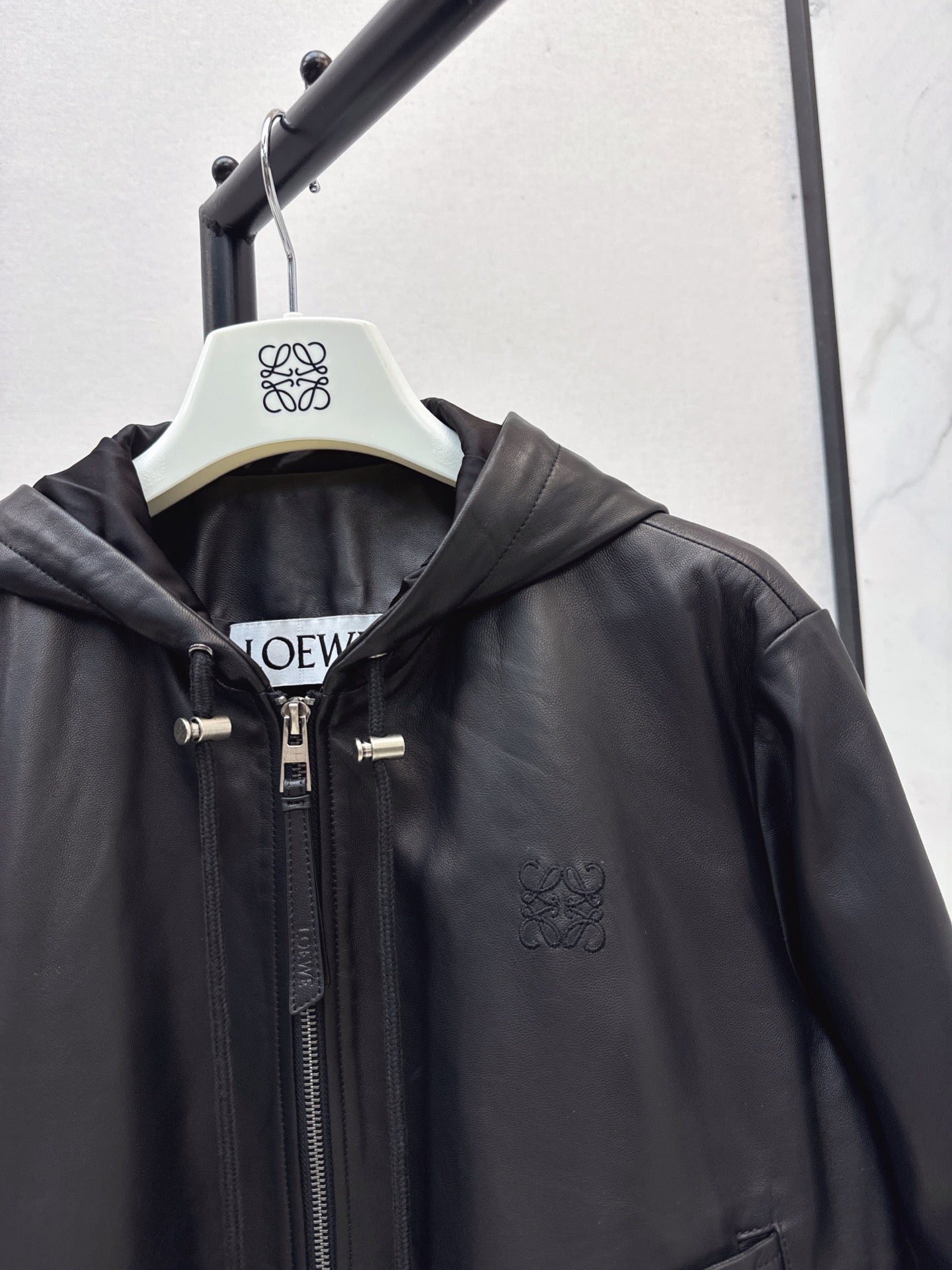 Loe NEW Sheepskin hooded jacket