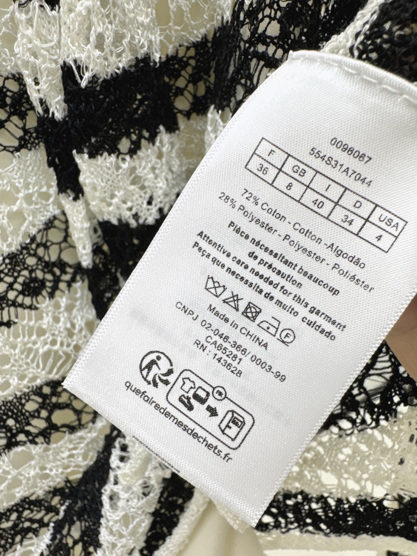 CD NEW striped sweater