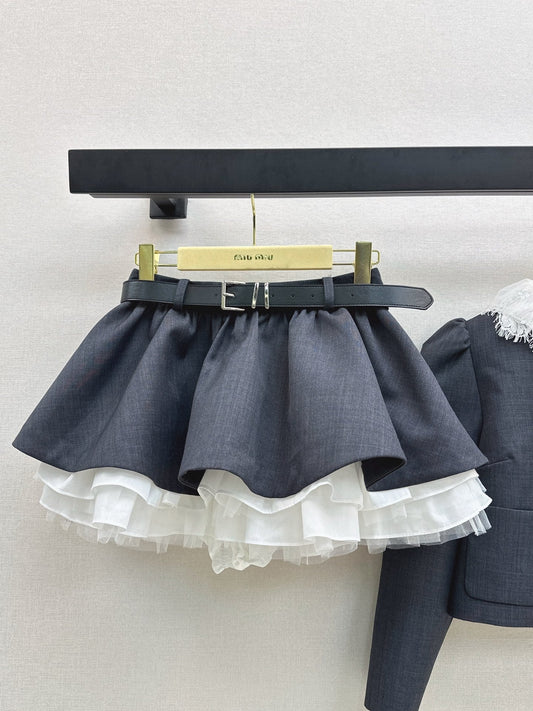 Miu NEW Lace sequin suit