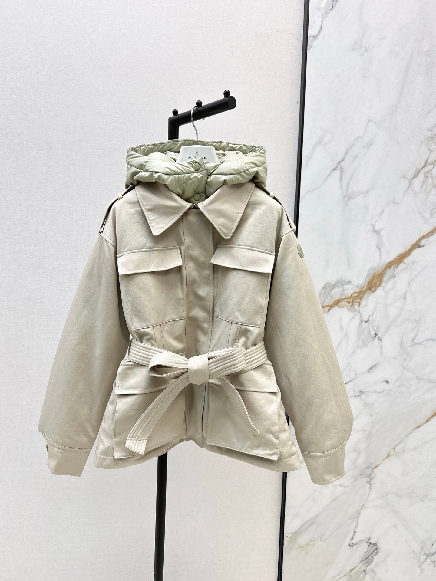 Monc NEW waisted down jacket