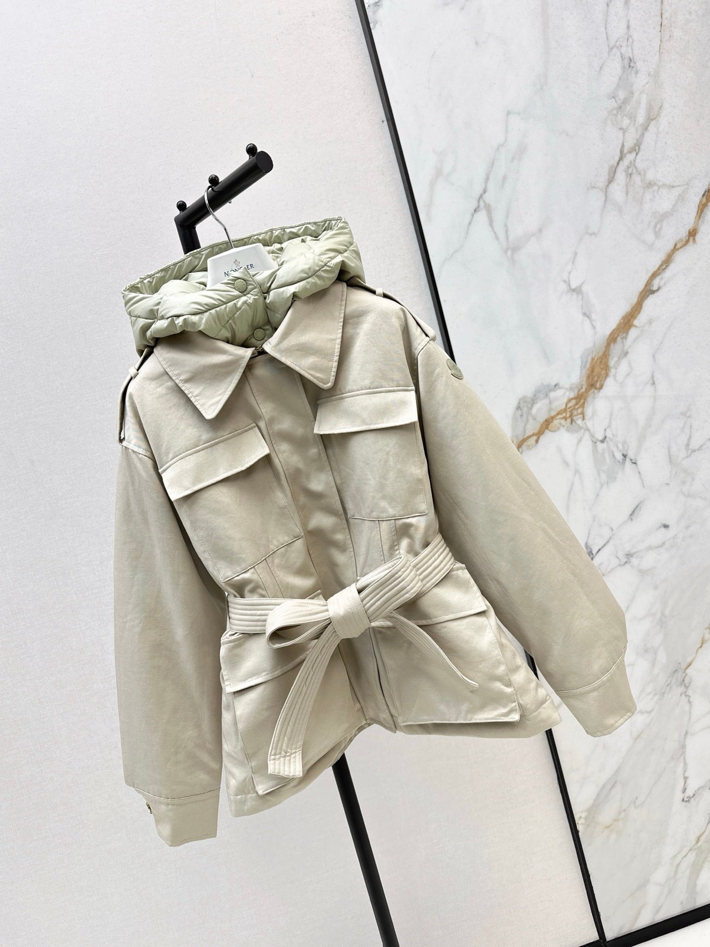 Monc NEW waisted down jacket