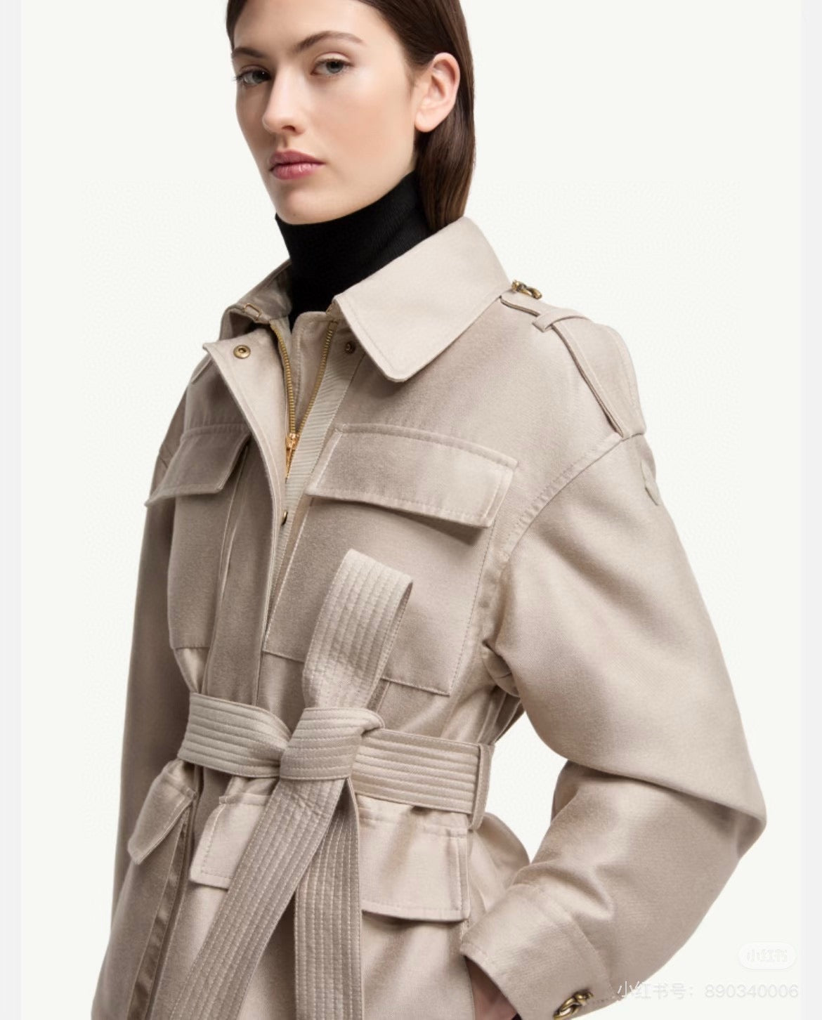 Monc NEW waisted down jacket