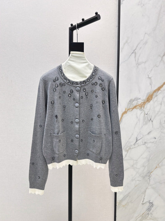 Miu NEW Round-neck cardigan
