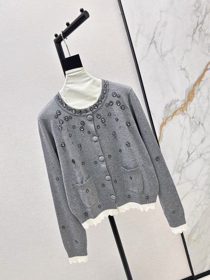 Miu NEW Round-neck cardigan