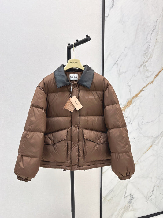 Miu NEW Patchwork Down Jacket