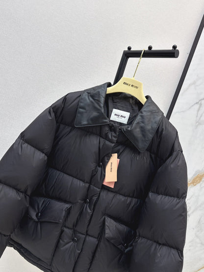 Miu NEW Patchwork Down Jacket