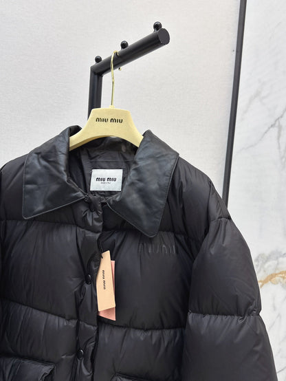 Miu NEW Patchwork Down Jacket