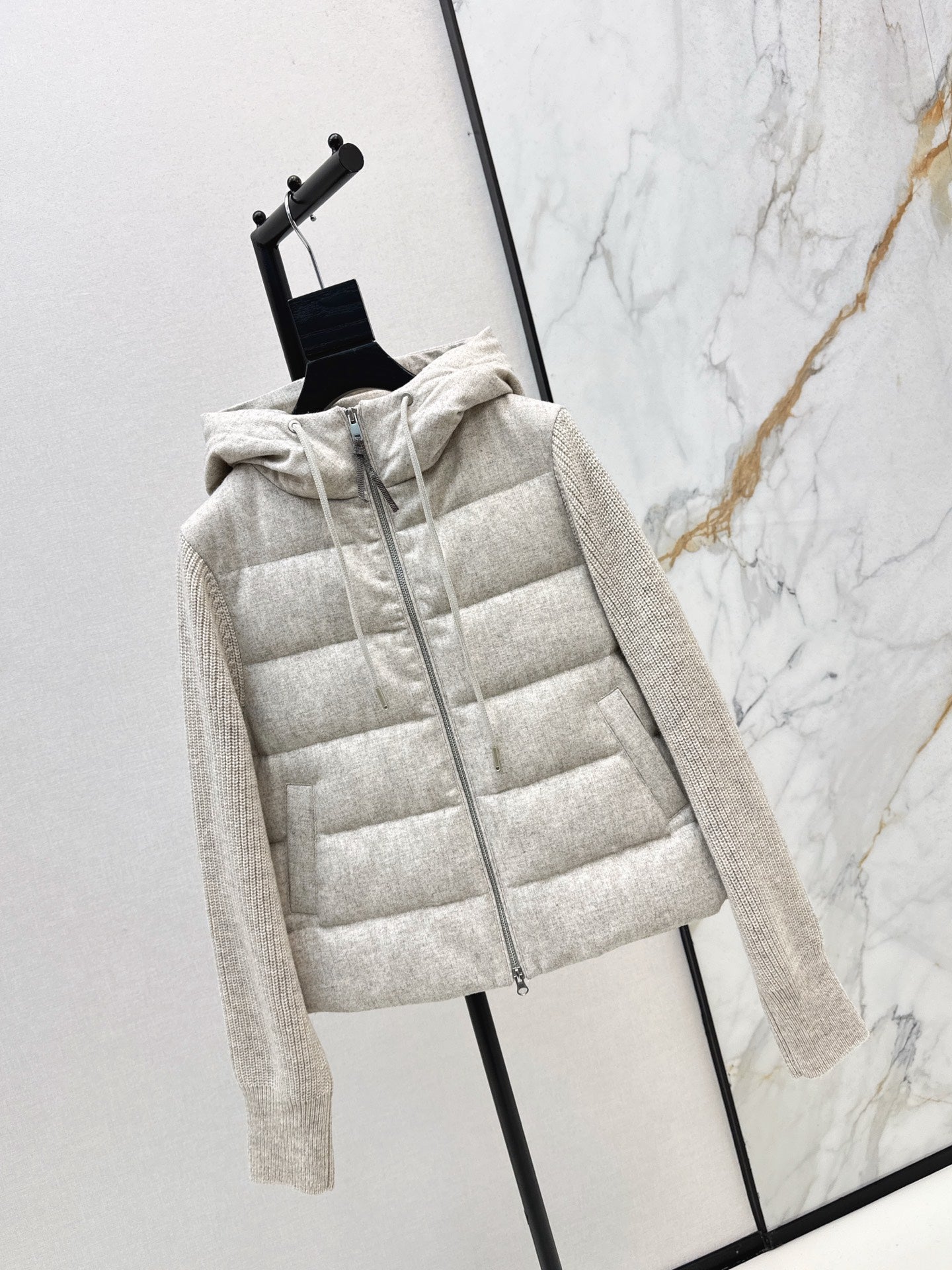 Brune NEW Hooded down jacket