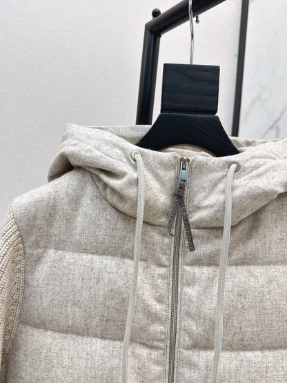 Brune NEW Hooded down jacket