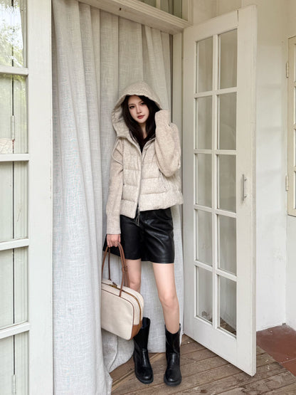 Brune NEW Hooded down jacket