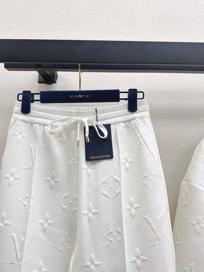 Louis NEW Letter-embossed sweatpants