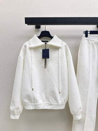 Louis NEW Letter-embossed sweatshirt