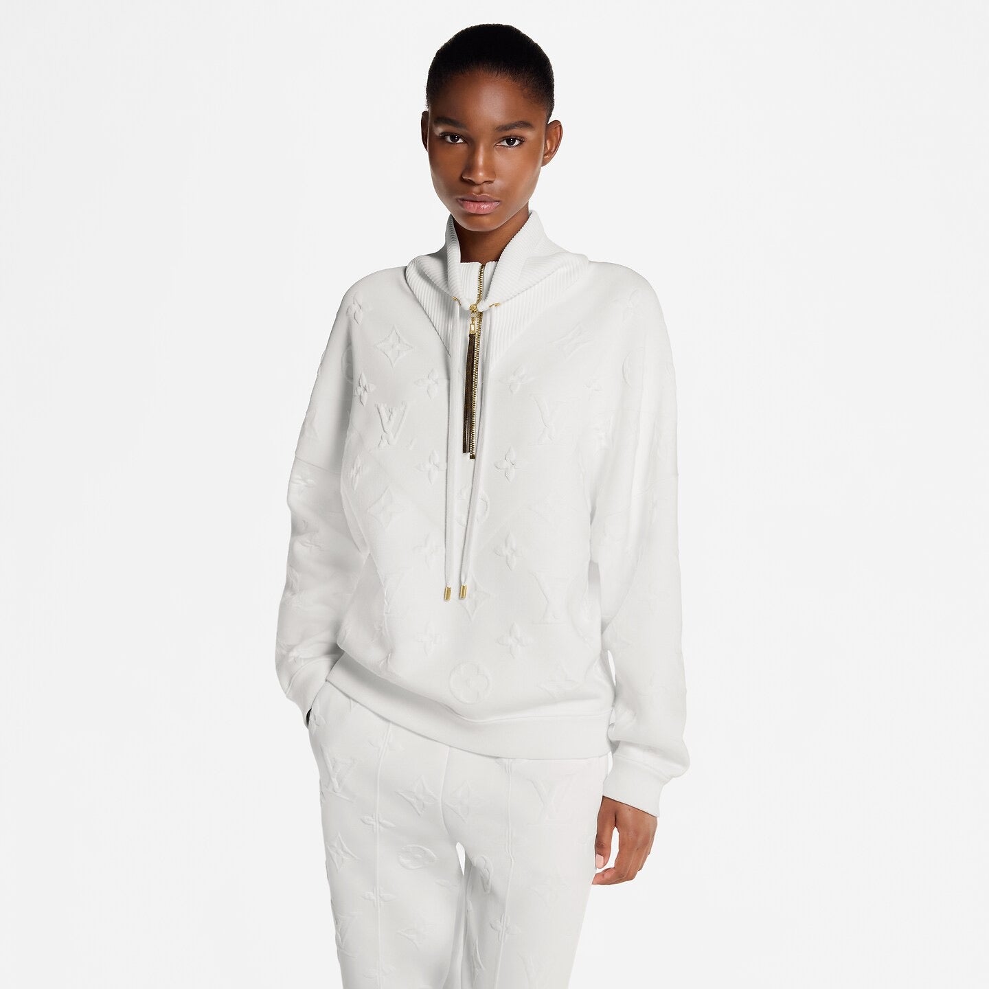 Louis NEW Letter-embossed sweatshirt