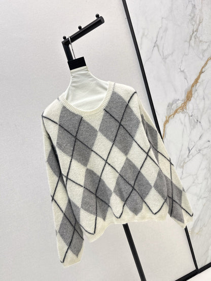 Loro NEW Plaid sweater