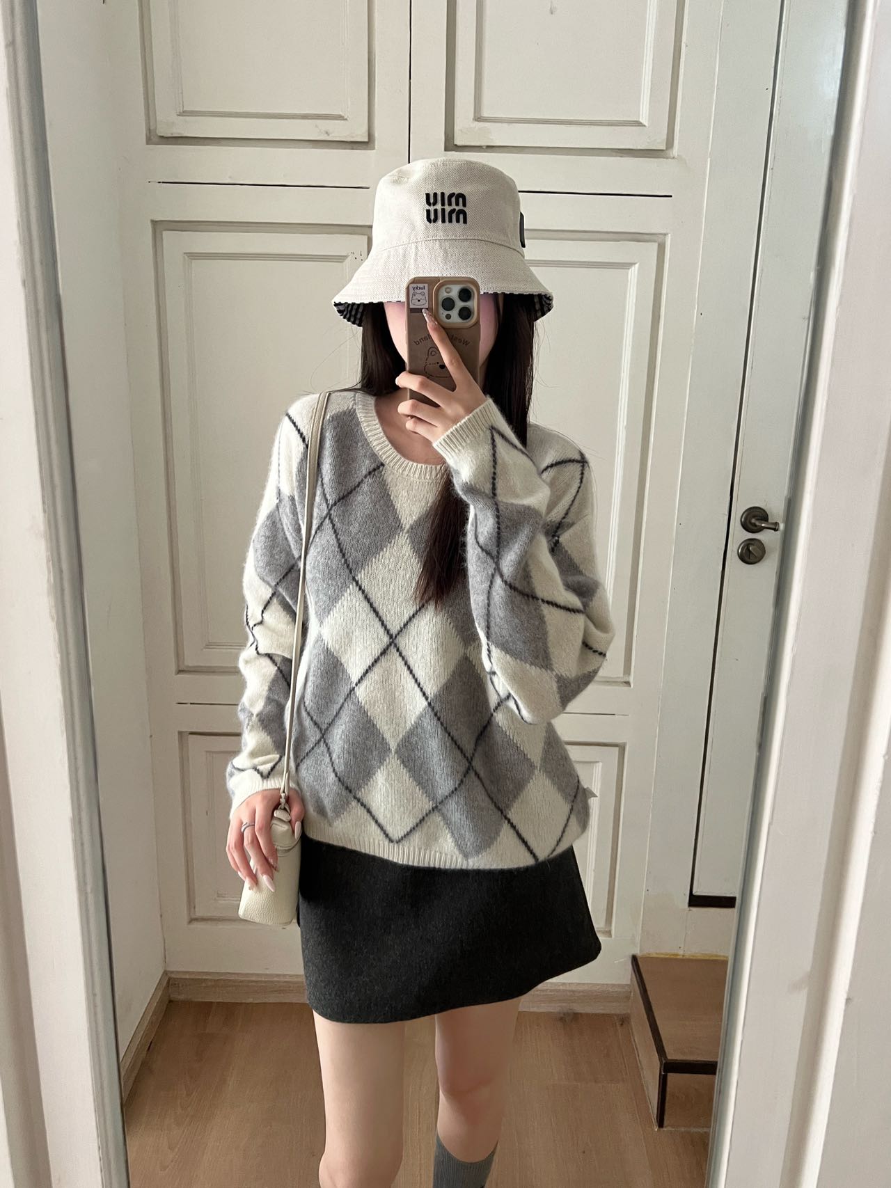 Loro NEW Plaid sweater