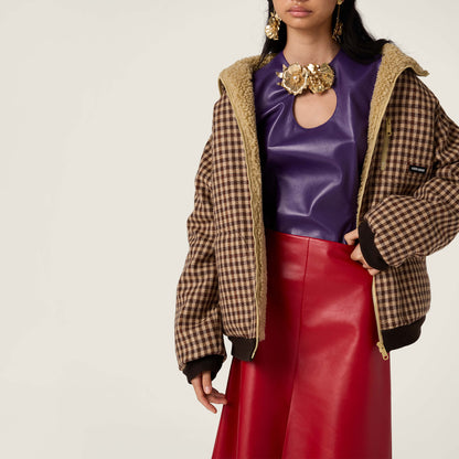 Miu NEW plaid coat